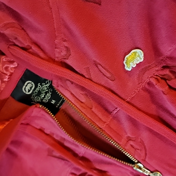 New Red Ecko Red Velor Hoody and sheer Logo design - Picture 4 of 15